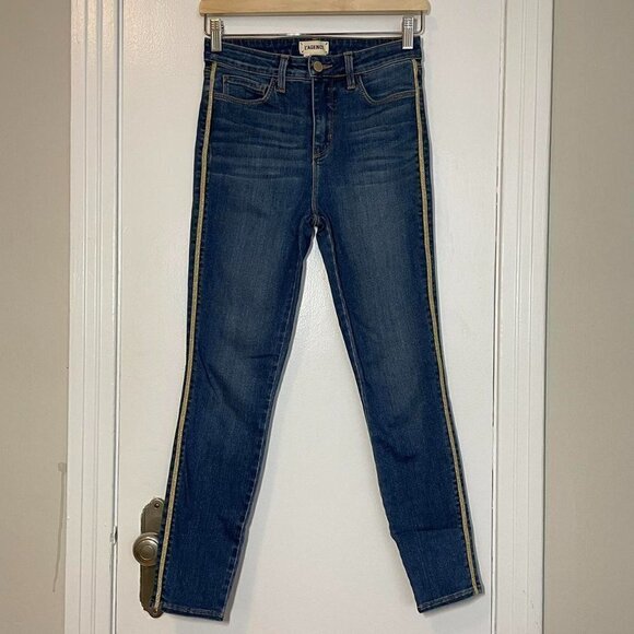 L’AGENCE The Margot Racer Stripe High Rise Jean size 26 - Picture 5 of 10